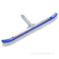 24-inch/60cm Curved Pool Brush with Aluminum Handle and EZ-Clip Mechanism: Ideal Tool for Cleaning Filters and Pools